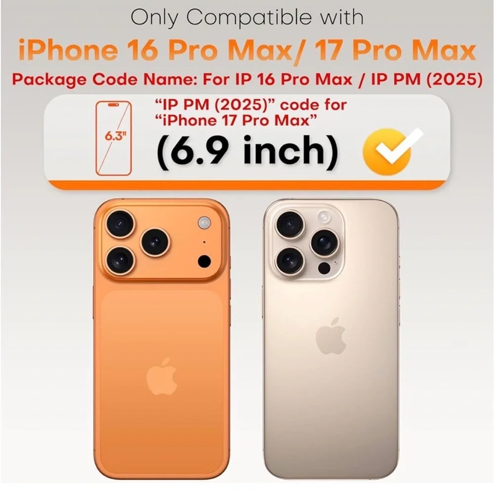 Apple iPhone 16 and 17 Pro Max Screen Protector